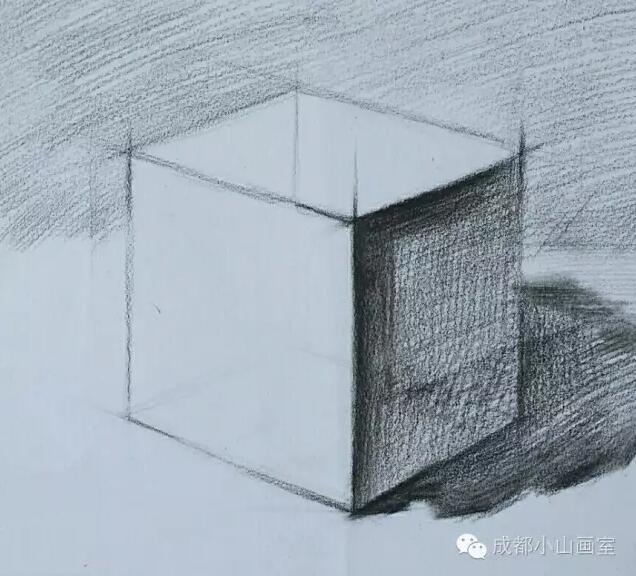 【几何立方体的绘画步骤】