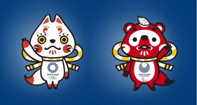 ui职场   两个吉祥物均采用了奥运会徽中日本传统市松图案的设计.